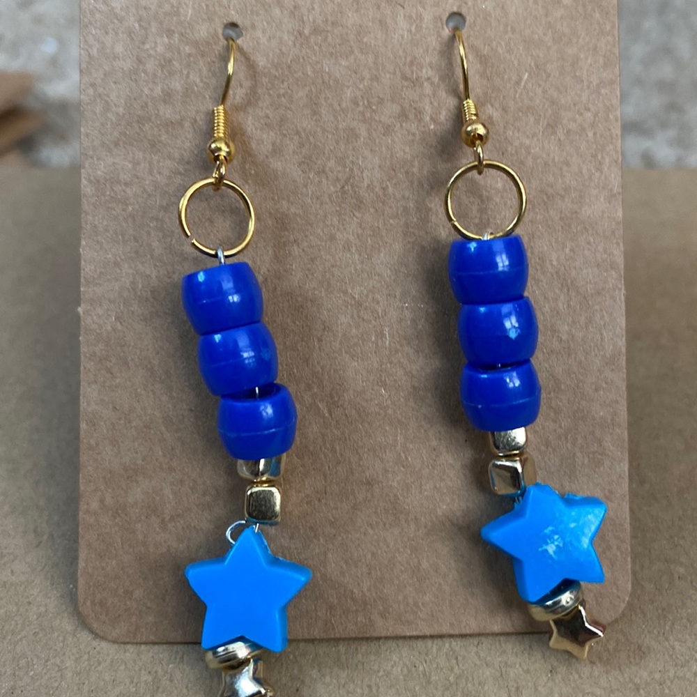 Blue Earrings